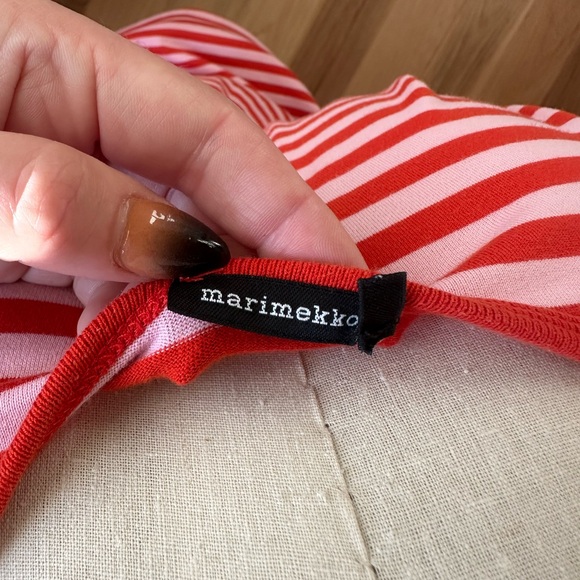 MARIMEKKO Stripped T-Shirt Dress - small - Picture 10 of 13